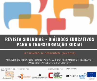 Lançamento do 13.º número da Revista Sinergias – Diálogos educativos para a transformação social