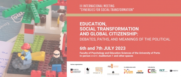 The call for papers for the III International Meeting "Synergies for Social Transformation" is open!