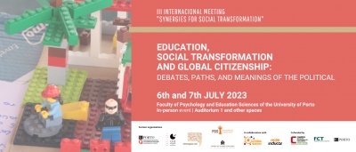 The call for papers for the III International Meeting &quot;Synergies for Social Transformation&quot; is open!