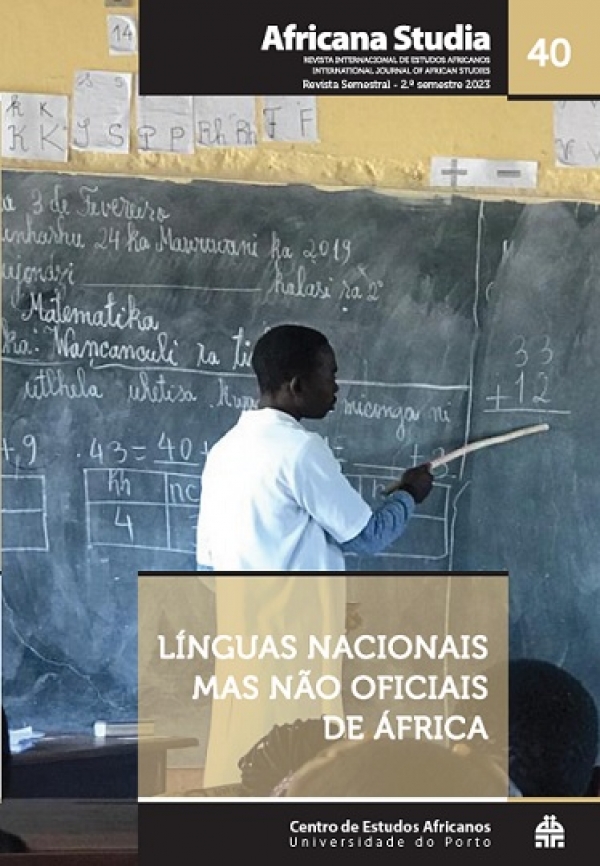 Africana Studia n&ordm;40 - L&iacute;nguas Nacionais mas n&atilde;o oficiais de &Aacute;frica