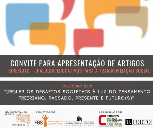 Apresenta&ccedil;&atilde;o de artigos para o pr&oacute;ximo n&uacute;mero da revista Sinergias - di&aacute;logos educativos para a transforma&ccedil;&atilde;o social