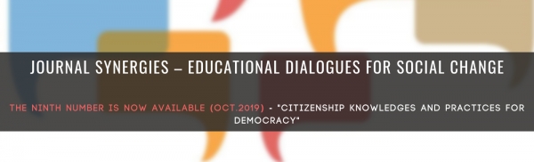 9th number of journal Sinergias - Di&aacute;logos Educativos para a Transforma&ccedil;&atilde;o Social