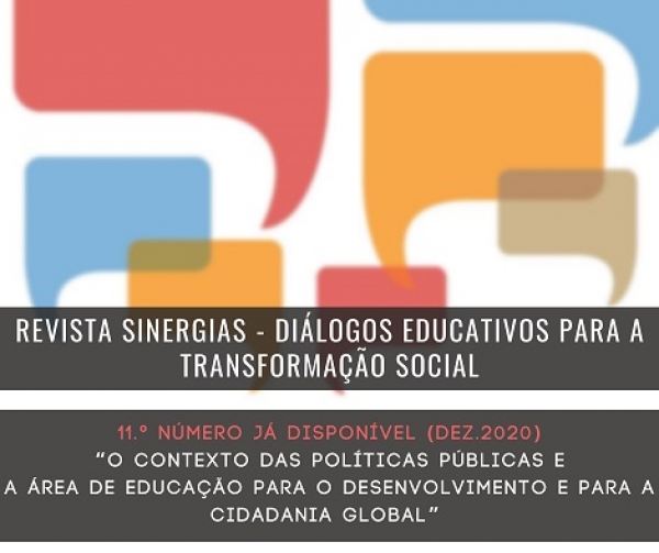 N&uacute;mero 11 j&aacute; dispon&iacute;vel - Revista Sinergias: Di&aacute;logos educativos para  a transforma&ccedil;&atilde;o social