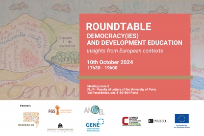 Mesa redonda: &ldquo;Democracy(ies) and Development Education - insights from European contexts"