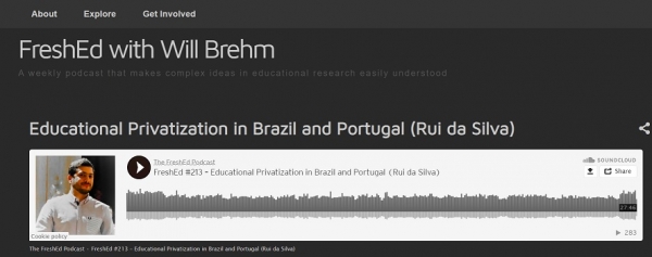 Entrevista ao programa FreshEd (em ingl&ecirc;s)