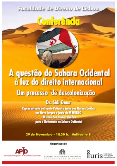 Conference - A QUESTÃO DO SAHARA OCIDENTAL À LUZ DO DIREITO INTERNACIONAL